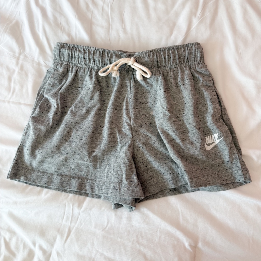 Nike Grey Drawstring Comfy Shorts Size Xs